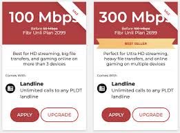 List Fiber Plans Available In The