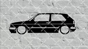 Vw Golf Wall Art