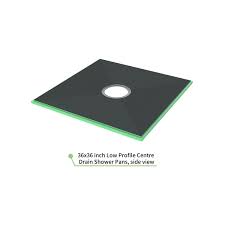 Äù Low Profile Centre Drain Shower Pans