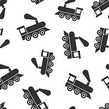 Flat Metro Icon On White Background
