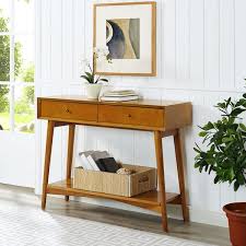 Crosley Furniture Landon Console Table Brown