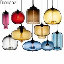 Modern Stained Glass Pendant Lights