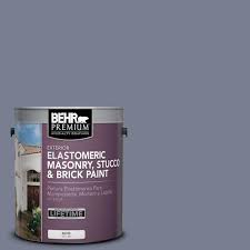 Behr Premium 1 Gal Ms 77 Purple Storm Elastomeric Masonry Stucco And Brick Exterior Paint