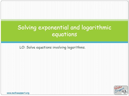 Maths Ibaa 1 74 Solving Exponential