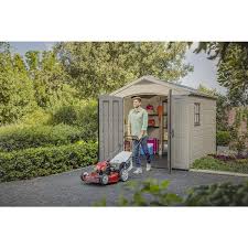 Keter Factor 8x8 Foot Large Resin Outdoor Shed