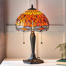 Small Glass Table Lamp