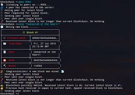 blockchain from the command line