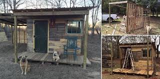 Off Grid Tiny Cabin Made From Pallets