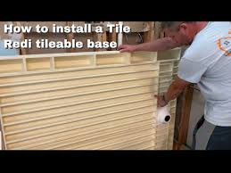 How To Set A Tile Redi Shower Base