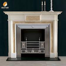 Hand Carved Marble Fireplace Mantel