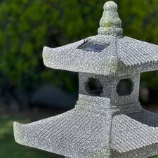 Pagoda Garden Yard Statue With Led