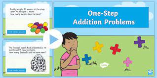 One Step Addition Problems Powerpoint