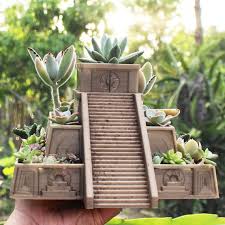 Aztec Pyramid Planter For Growing