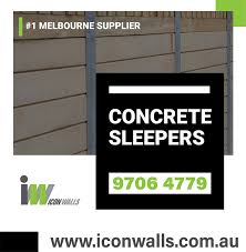 Plain Concrete Wall Sleepers Melbourne