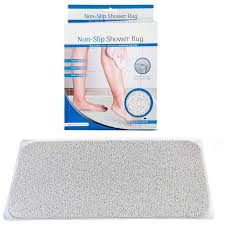 Anti Slip Loofah Shower Rug Non Slip