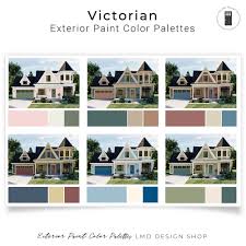 Victorian Exterior Paint Color Palettes