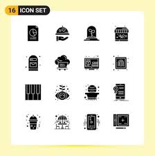 Food Trolley Vector Art Icons And