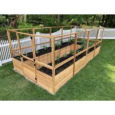 Cedar Garden In A Box With Deer Fencing