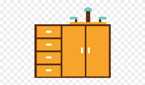 Wooden Drawers Home Furniture Icon