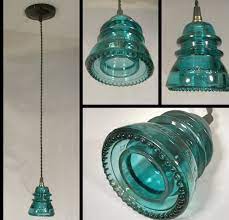 Vintage Telegraph Aqua Glass Insulator