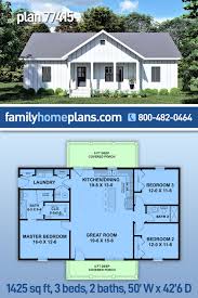 Country Floor Plan With Split Bedrooms