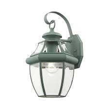 Light Verdigris Outdoor Wall Sconce