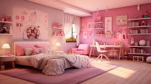 Modern Pink Living Room Design Sofa