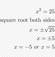 Quadratic Equations And The Square Root