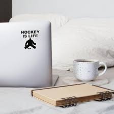 Hockey Is Life Goalie Sticker