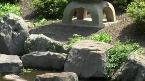 Japanese Stone Lantern Stock