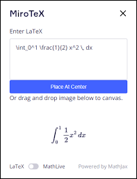 Latex And Math Editor Tool Miro
