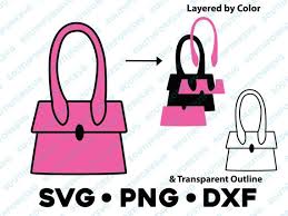 Purse Handbag Coinpurse Svg Png Dxf