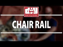 Chair Rail Installation Diy Learning