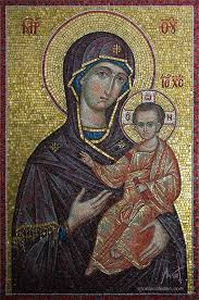 Theotokos With Christ Mosaic Icon
