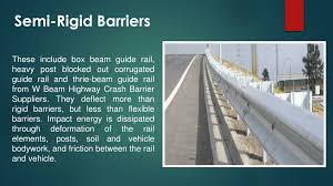 ppt metal beam crash barriers