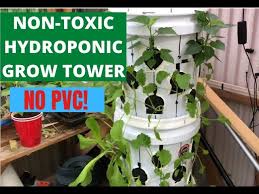 Diy Non Toxic Hydroponic Tower No Pvc