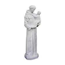 St Anthony Outdoor Statue 24 Gray