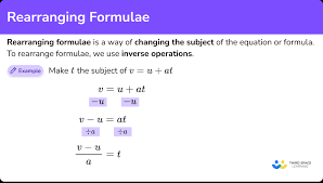 Rearranging Formulae Gcse Maths