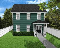 Cape Cod Style 2 Story Floor Plan