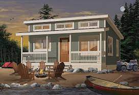 Ideal Fishing Camp Cabin Plan 1492