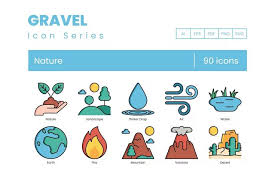 90 Nature Icons Gravel Series Icon