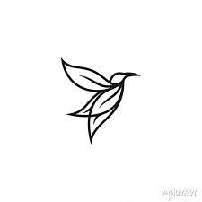Bird Leaf Logo Vector Icon Template