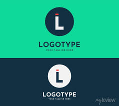 Letter L Logo Design In Green And Blue