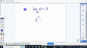 Each Logarithmic Equation Logx 64