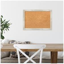 Narrow Framed Corkboard Memo Board