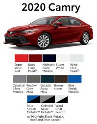 Toyota Lexus Paint Codes Color Charts