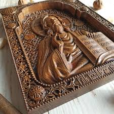 Icon Lord Almighty Carved Wooden Icon