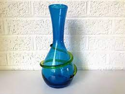 Vintage Blown Glass Vase Attributed To