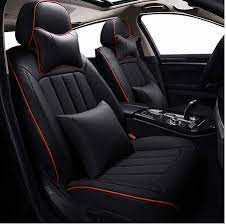 Tata Punch Seat Covers In Black And Red