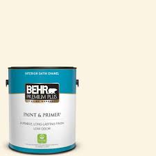 1 Gal W D 710 Creamy White Satin Enamel Low Odor Interior Paint Primer